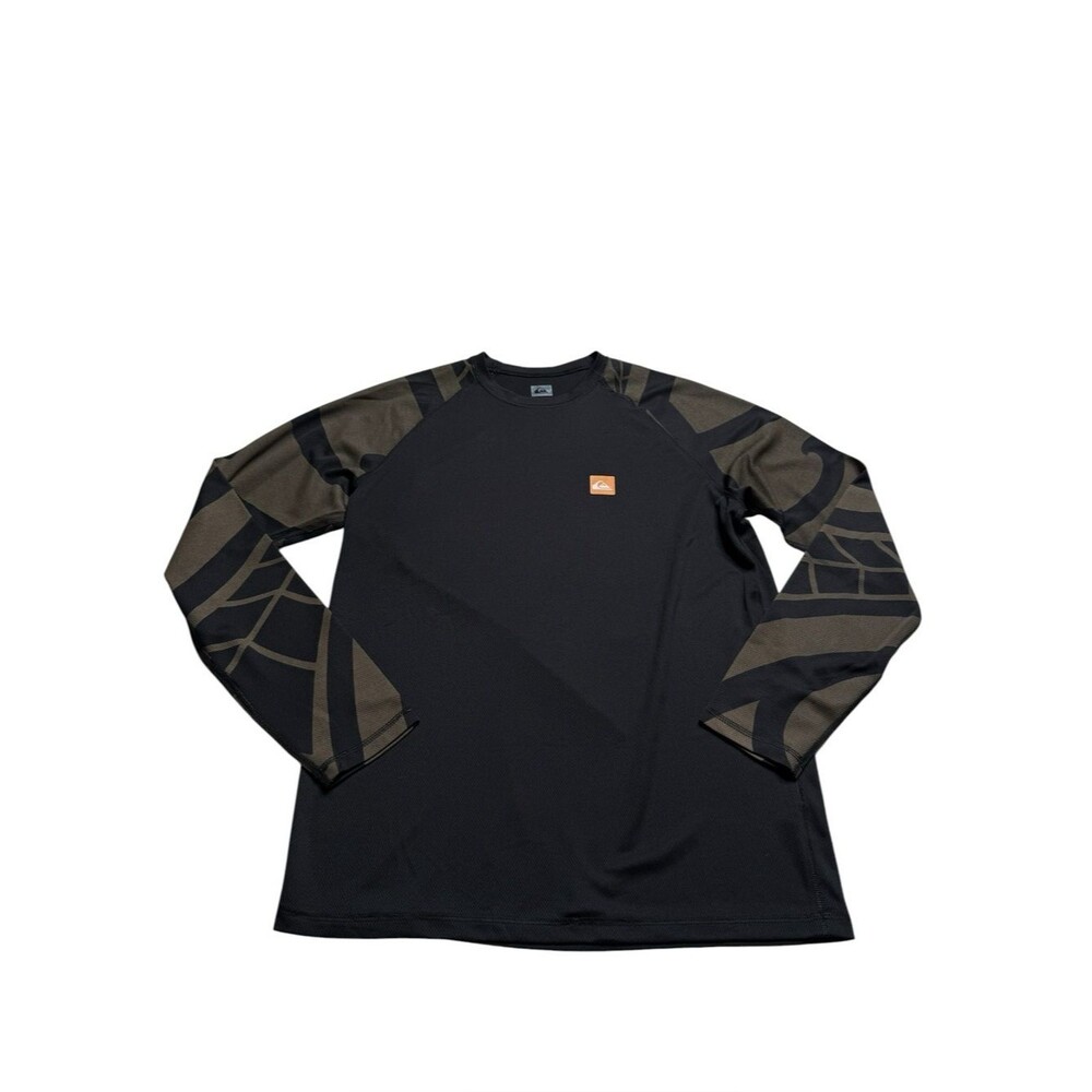 Quicksilver Long-Sleeve Performance Surf Tee Sun Shirt ReBamboo Technology L